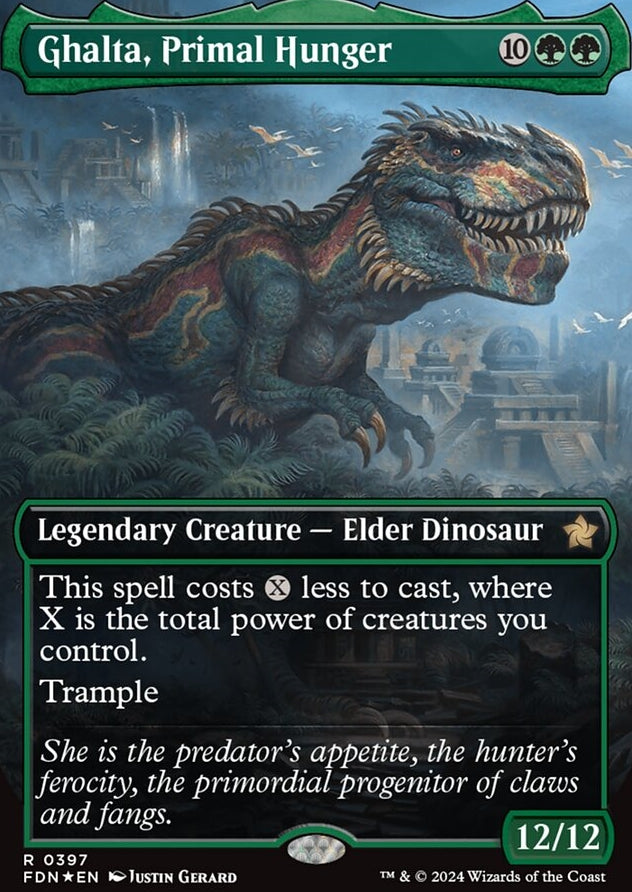 Ghalta, Primal Hunger [#0397 Mana Foil] (FDN-R)