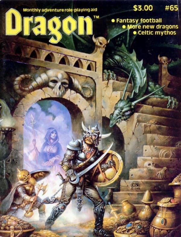 Dragon Magazine #65 (USED) "Monsters of the Midway" game. Celtic mythos