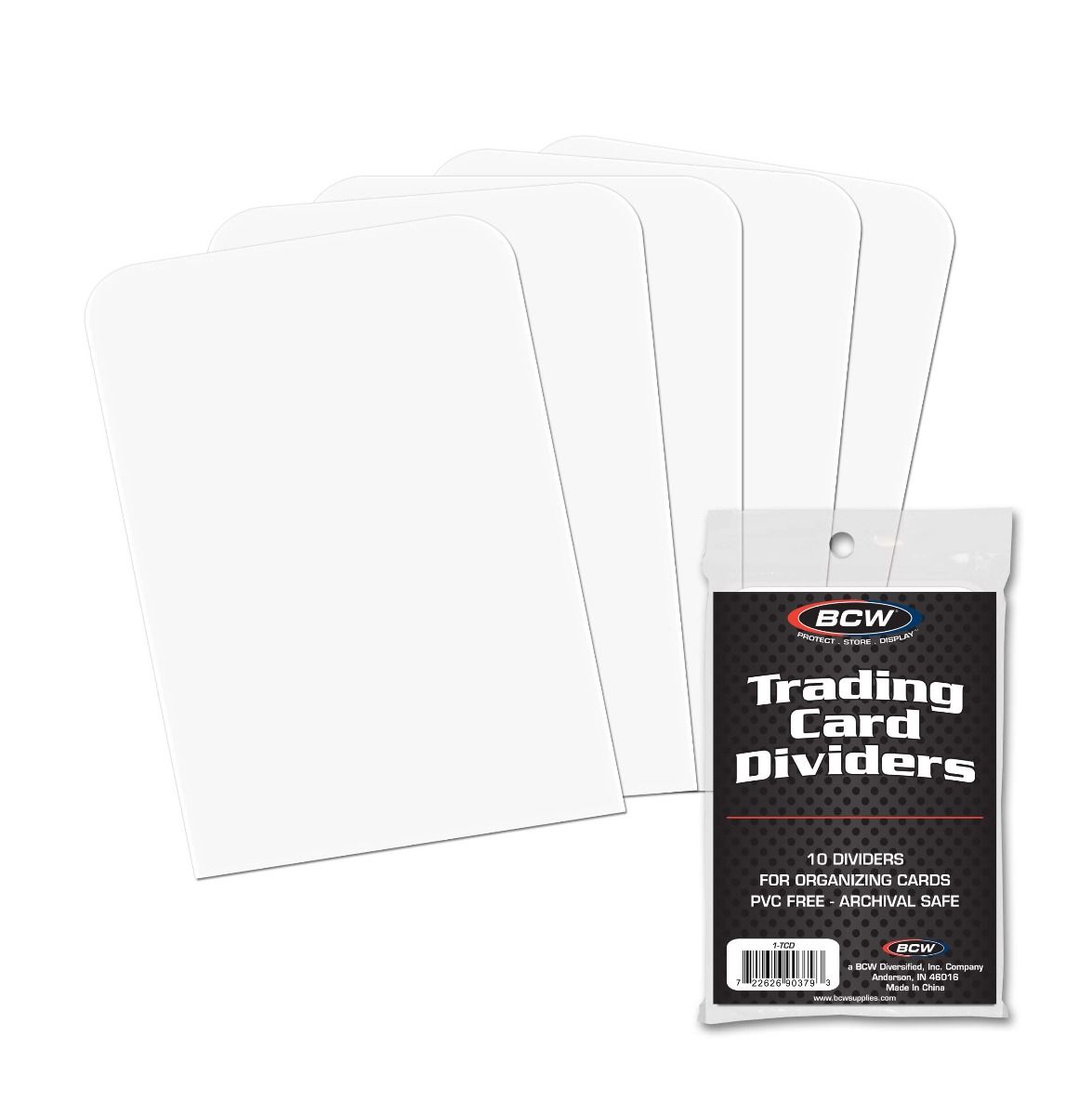 BCW Trading Card Dividers - Vertical (10)