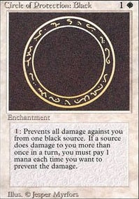 Circle of Protection: Black (3ED-C)