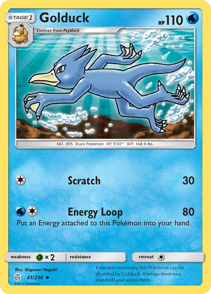 Golduck - 041/236 (CEC) Uncommon - Near Mint