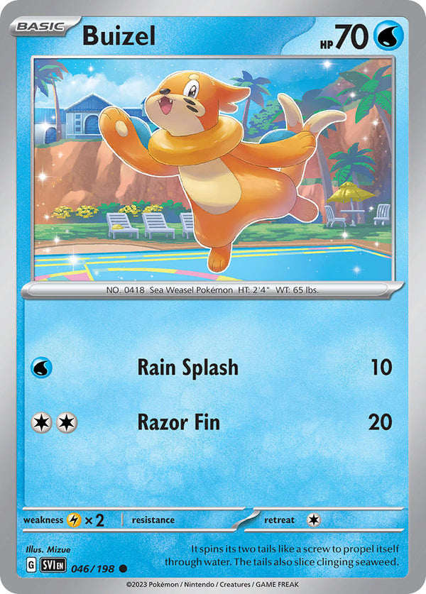 Buizel - 046/198 (SV1) Common - Near Mint