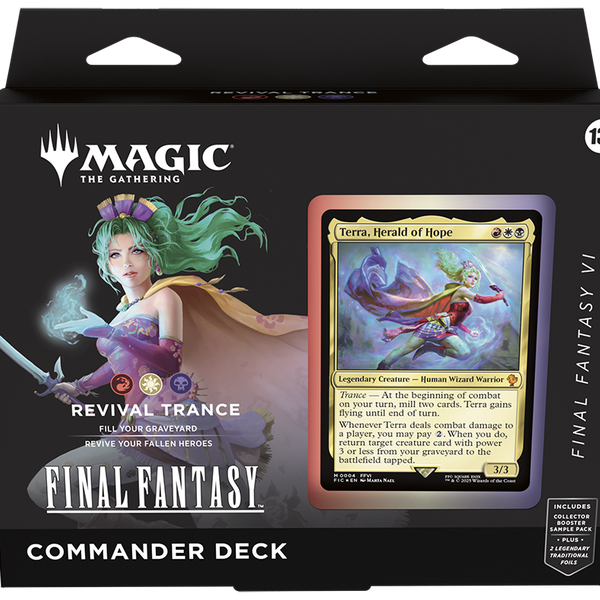 MTG: Final Fantasy - Commander Deck: FFVI: Revival Trance (RWB) MTG: Final Fantasy - Commander Deck: FFVI: Revival Trance (RWB)