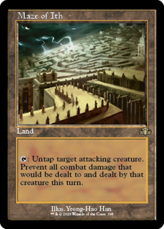 Maze of Ith [#398 Old Frame Bonus Sheet] (DMR-R)