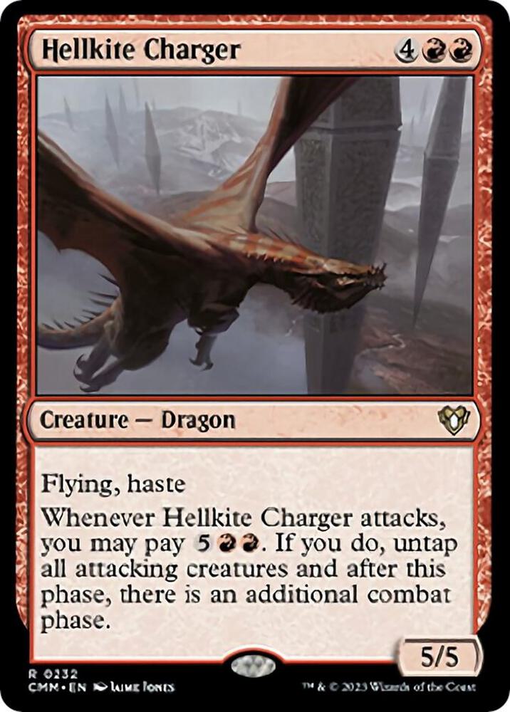 Hellkite Charger [#0232] (CMM-R-FOIL)