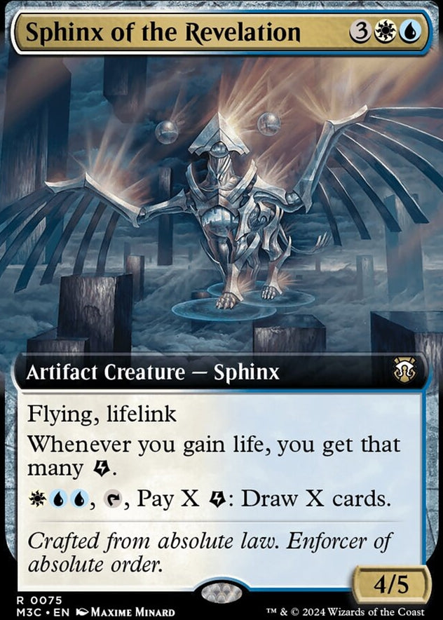 Sphinx of the Revelation [#0075 Extended Art Ripple Foil] (M3C-R)