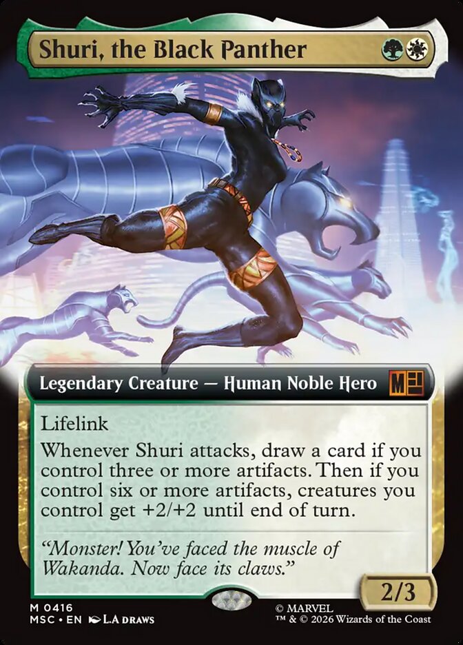 Shuri, the Black Panther [ #0416 Extended Art ] (MSC-M)