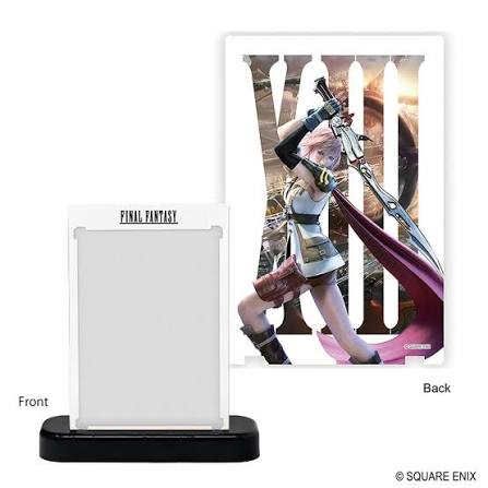 Final Fantasy: One-Touch Edge - Lightning Card Case w/ Display Stand