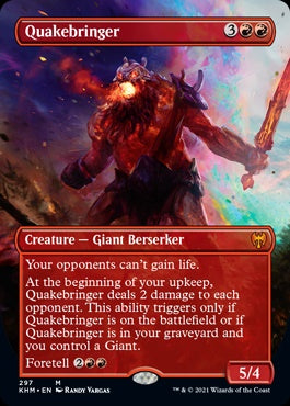 Quakebringer [Alternate-Art Borderless #297] (KHM-M)