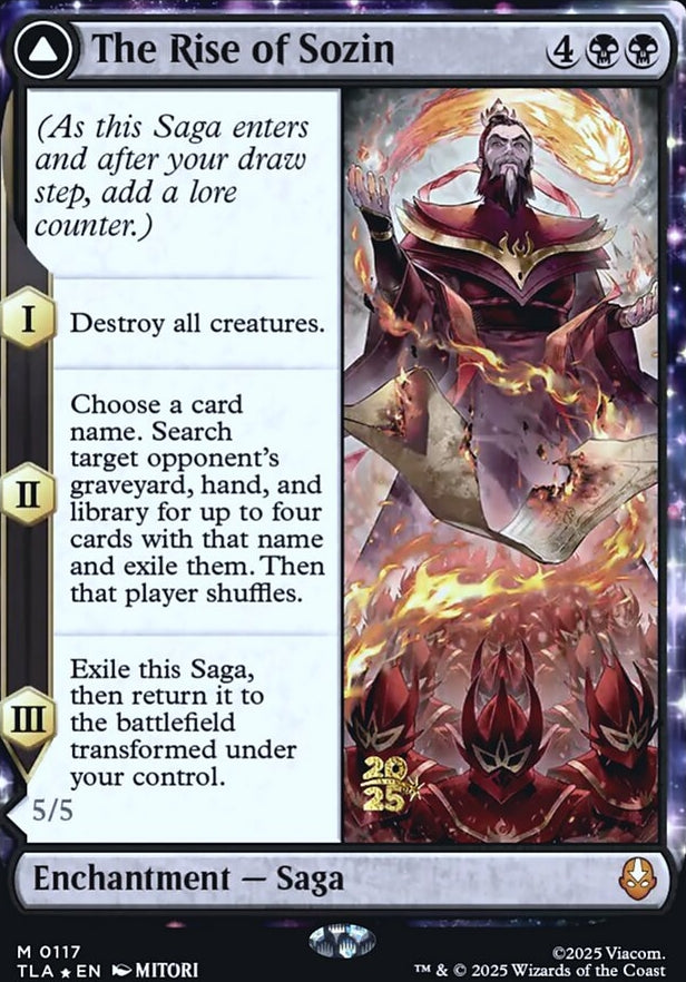 The Rise of Sozin // Fire Lord Sozin [ #0117 ] (TLA-M)