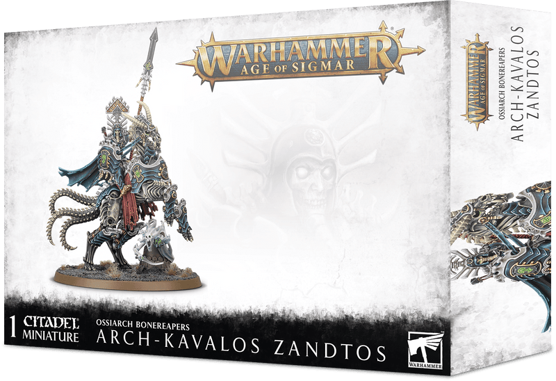 Age of Sigmar: Ossiarch Bonereapers - Arch-Kavalos Zandtos Dark Lance of Ossia