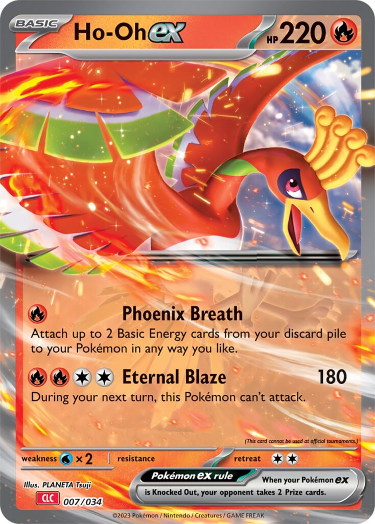 Ho-oh ex - 007/034 (TCG:CLC) Classic Collection - Near Mint Holofoil