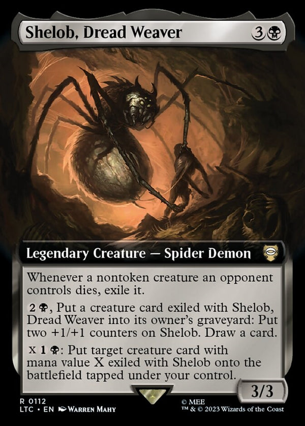 Shelob, Dread Weaver [#0112 Extended Art] (LTC-R)