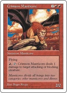 Crimson Manticore (5ED-R)