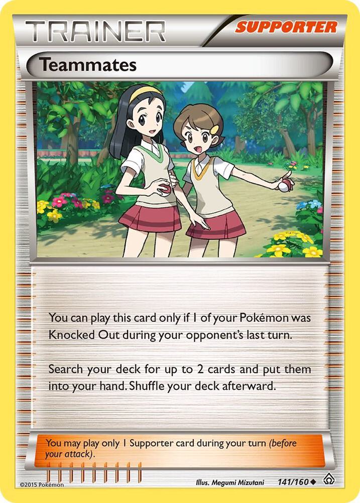 Teammates - 141/160 (PRC) Uncommon - Light Play Reverse Holofoil