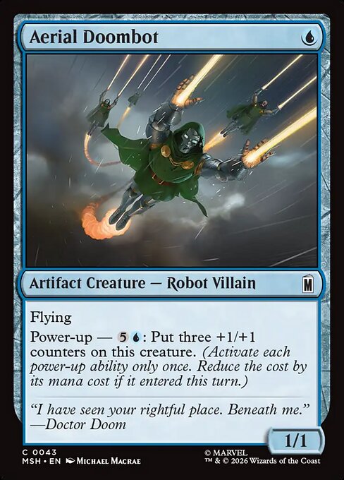 Aerial Doombot [ #0043 ] (MSH-C)