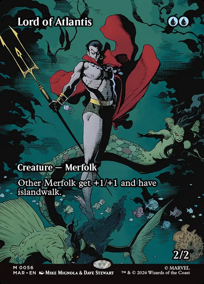 Lord of Atlantis [ #0056 Borderless ] (MAR-M)