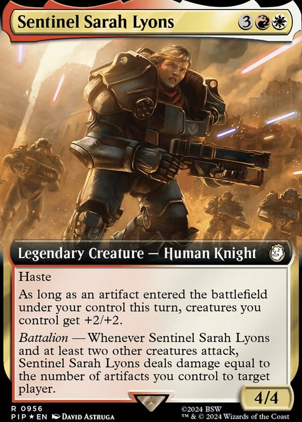 Sentinel Sarah Lyons [#0956 Extended Art Surge Foil] (PIP-R)