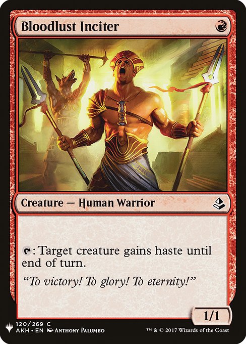Bloodlust Inciter [Mystery Booster #0859] (AKH-C)