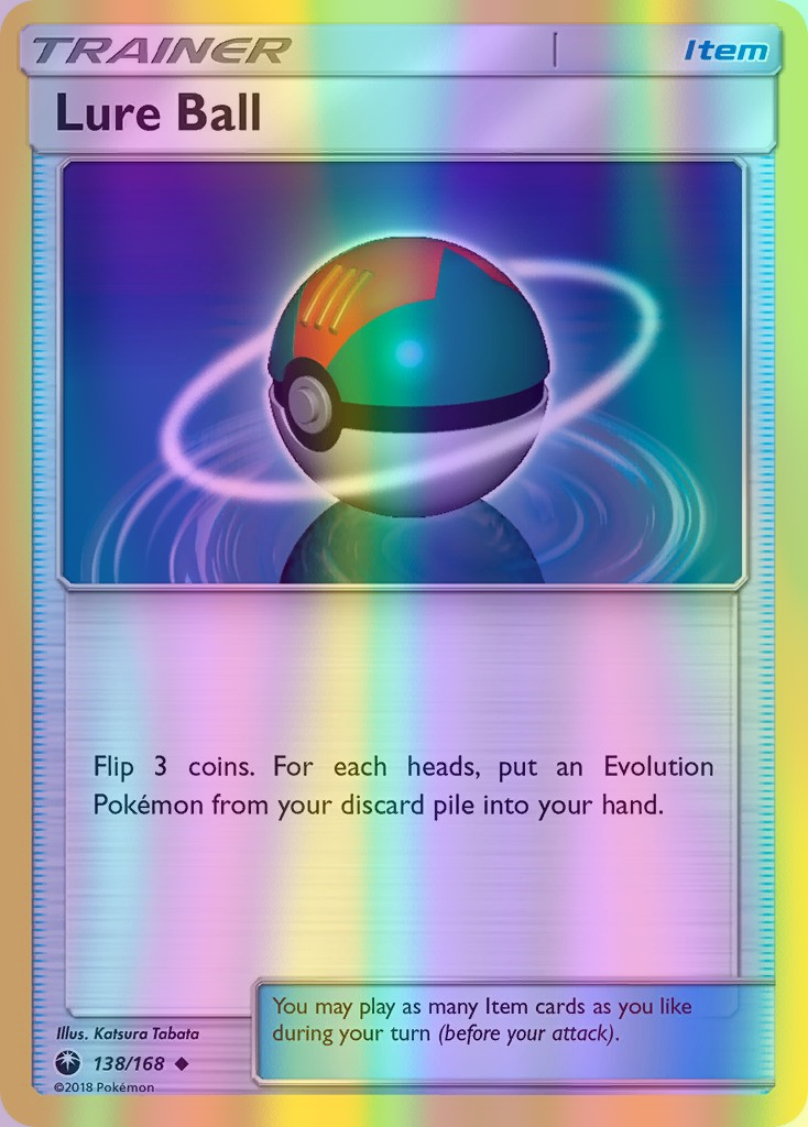 Lure Ball - 138/168 (CES) Uncommon - Near Mint Reverse Holofoil