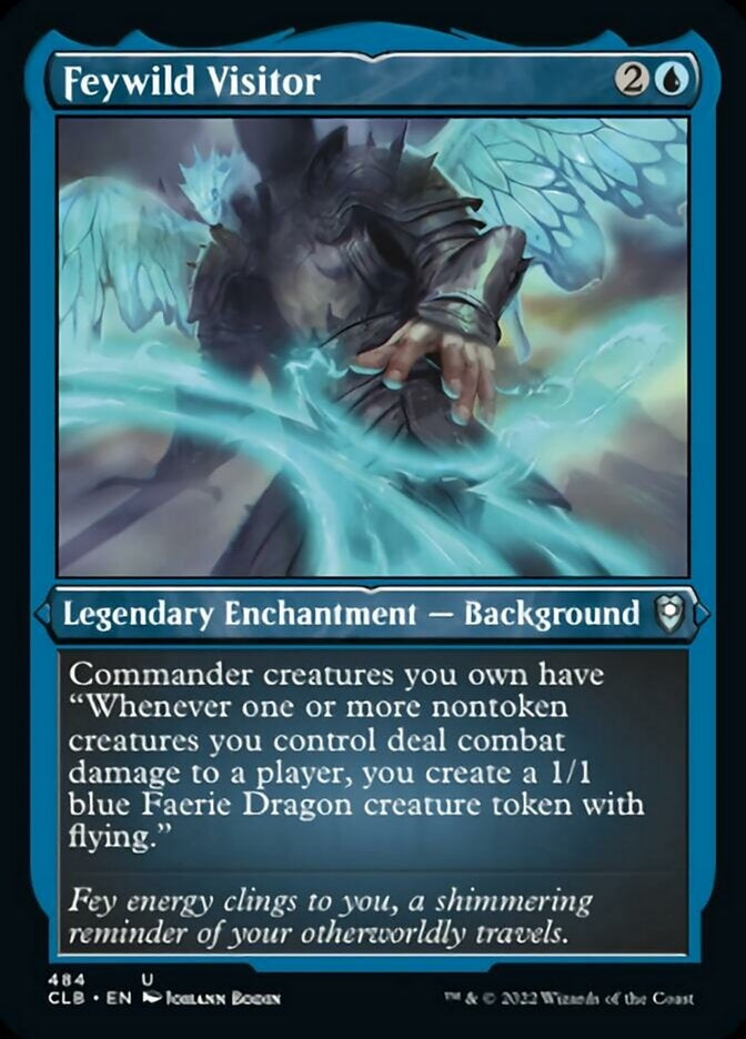 Feywild Visitor [#484 Etched Foil] (CLB-U)