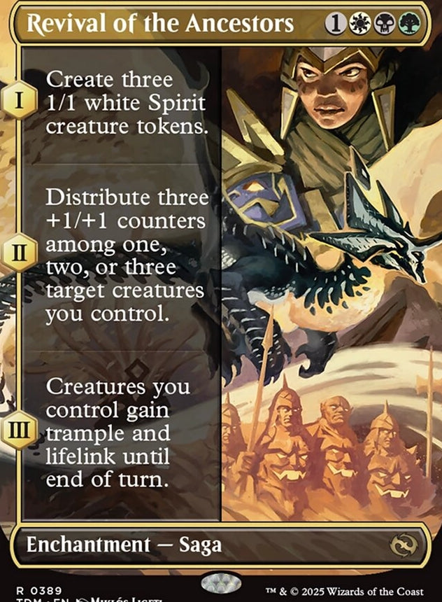 Revival of the Ancestors [ #0389 Borderless Alternate Art ] (TDM-R)