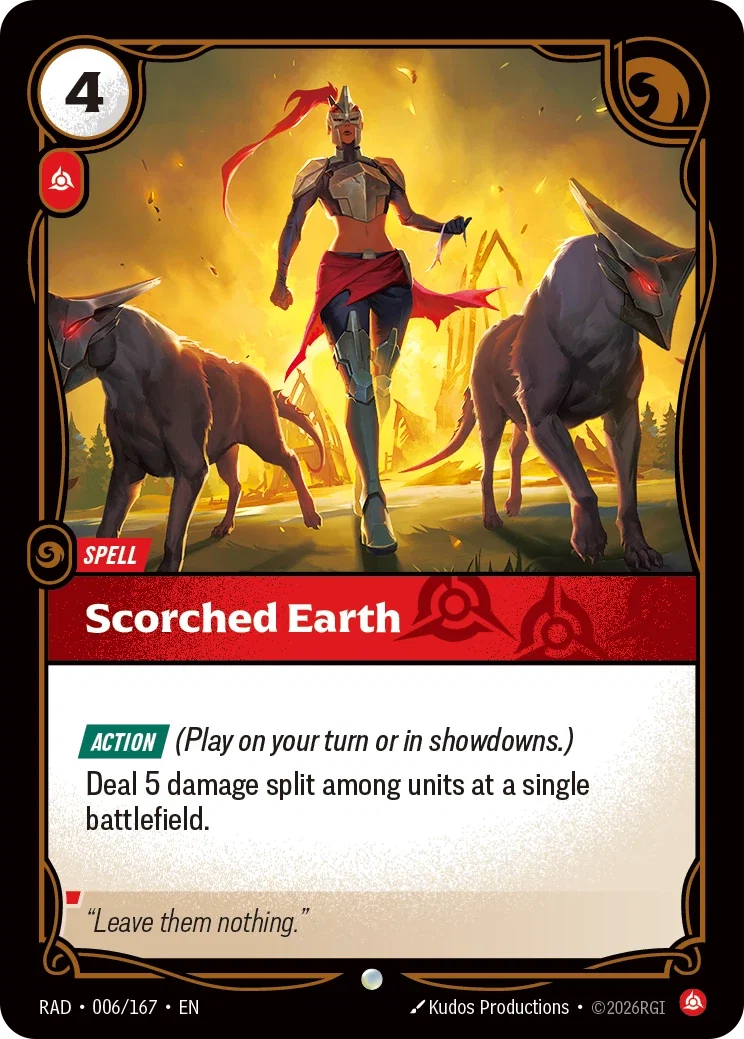 Scorched Earth - 006/167 (RAD) Common
