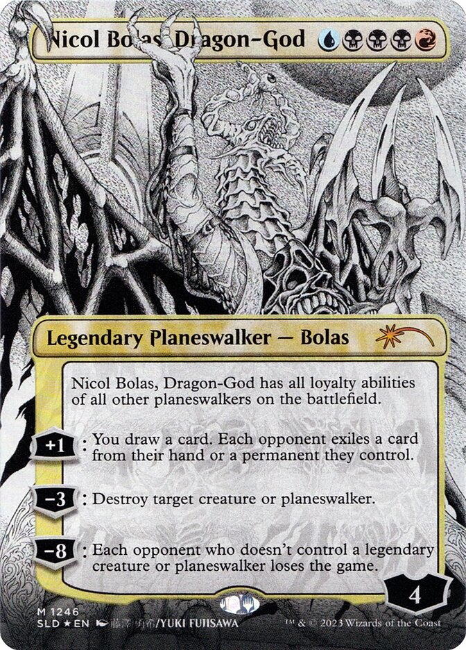Nicol Bolas, Dragon-God [#1246] (SLD-M-FOIL)