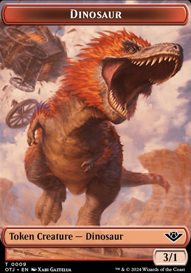 Dinosaur Token [#0009] (OTJ-T)