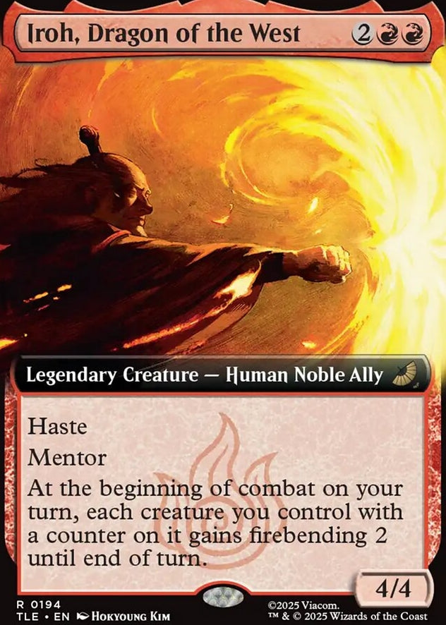 Iroh, Dragon of the West [ #0194 Extended Art ] (TLE-R)