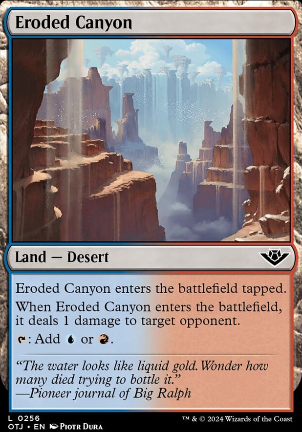 Eroded Canyon [#0256] (OTJ-C-FOIL)