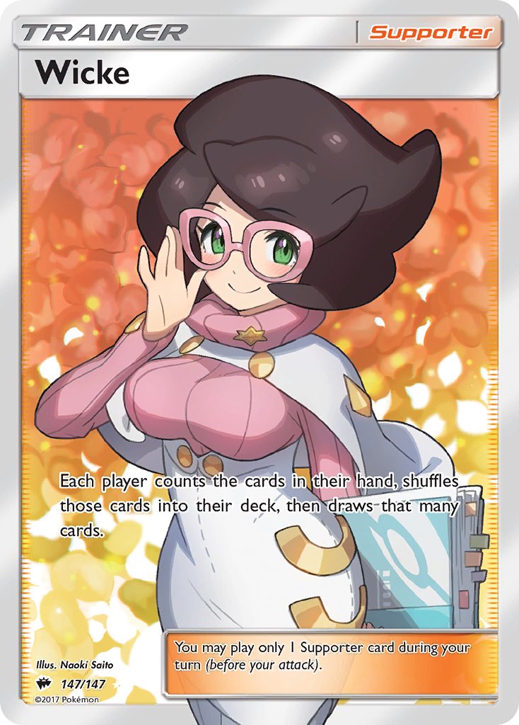 Wicke (Full Art) - 147/147 (SM:BUS) Ultra Rare - Near Mint Holofoil