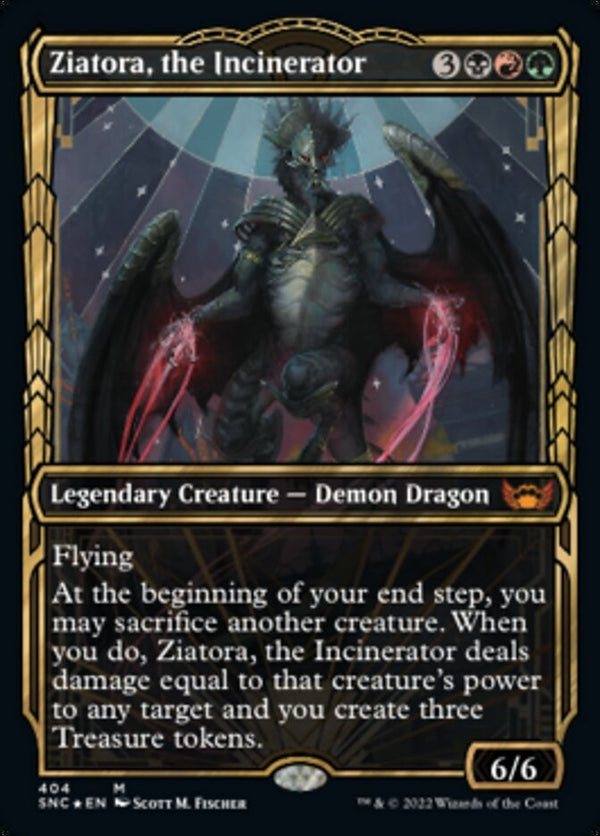 Ziatora, the Incinerator [#404 Gilded FOIL] (SNC-M)