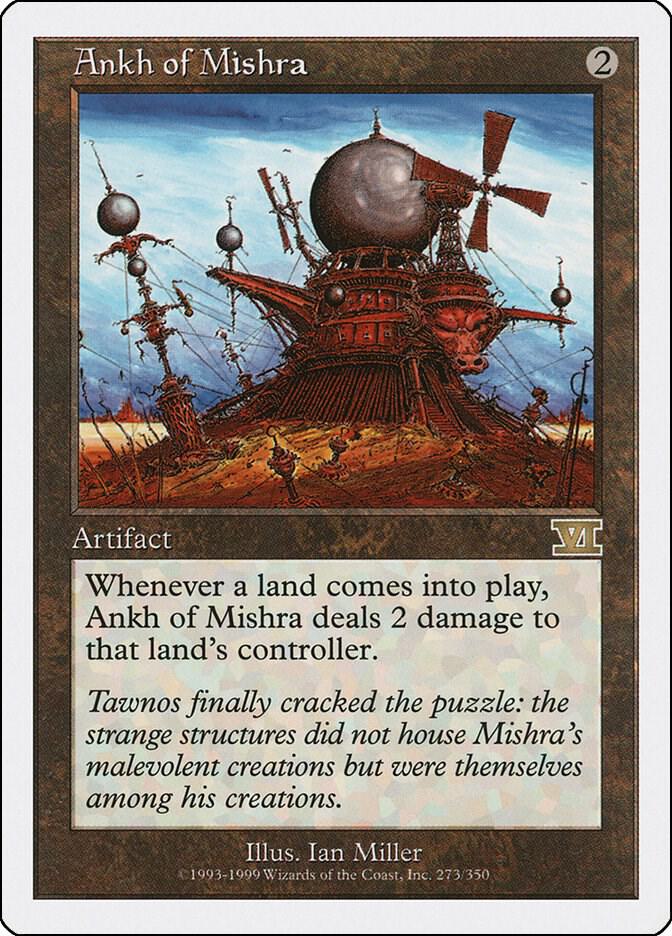 Ankh of Mishra (6ED-R) Light Play