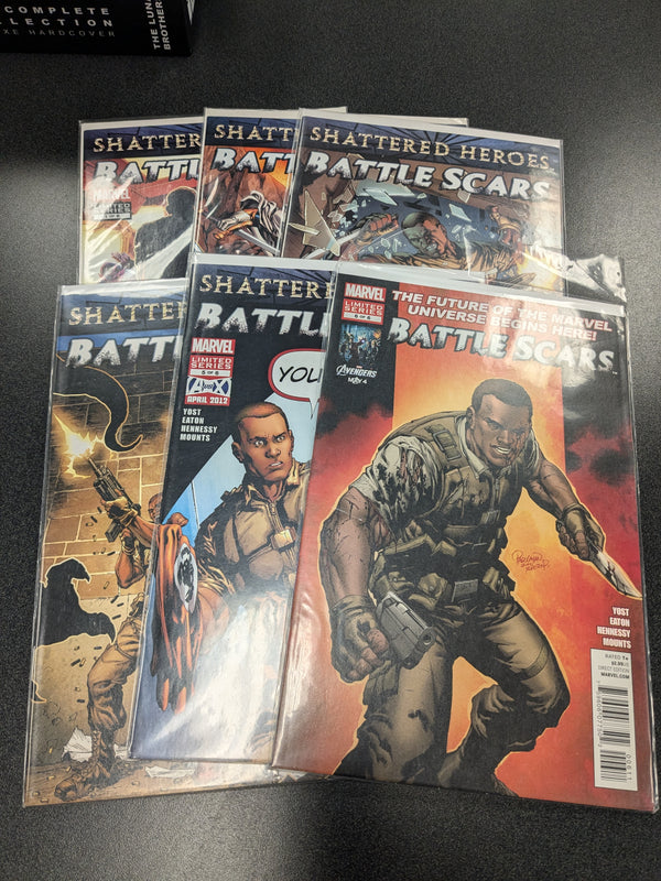 Battle Scars #1-6 Comic Bundle (Complete Series) 1st Phil Coulson