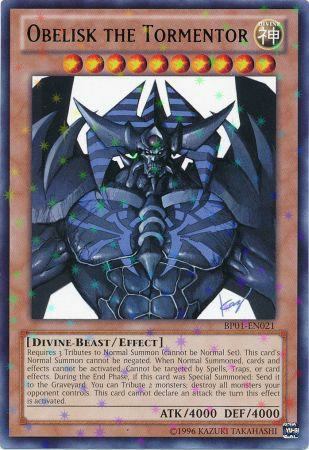 Obelisk the Tormentor (Starfoil) (BP01-EN021) Starfoil Rare - Near Mint Unlimited