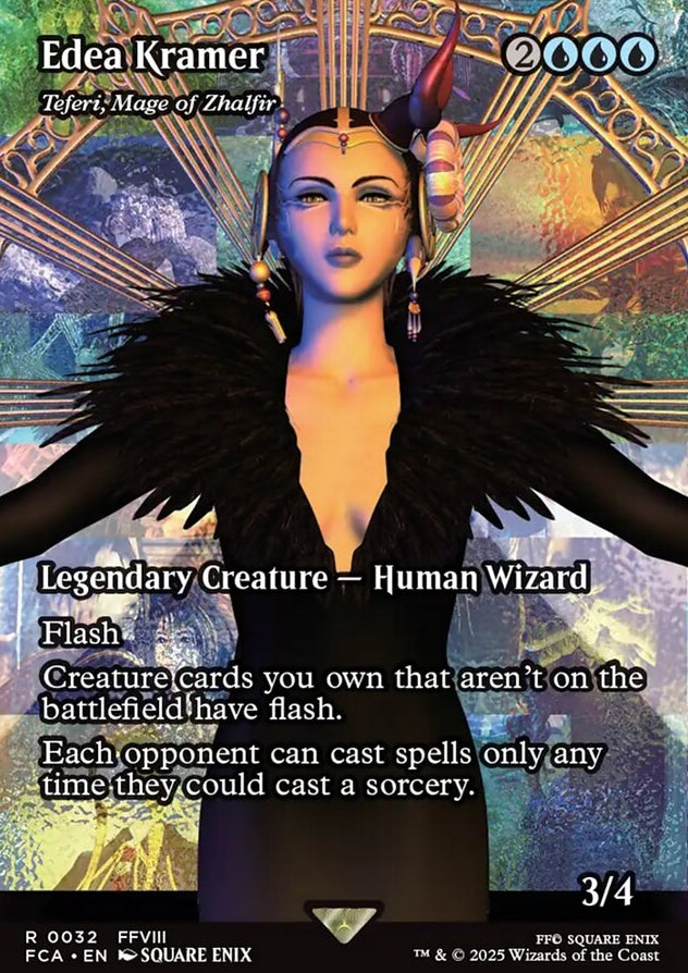 Edea Kramer - Teferi, Mage of Zhalfir [ #0032 Showcase ] (FCA-R)