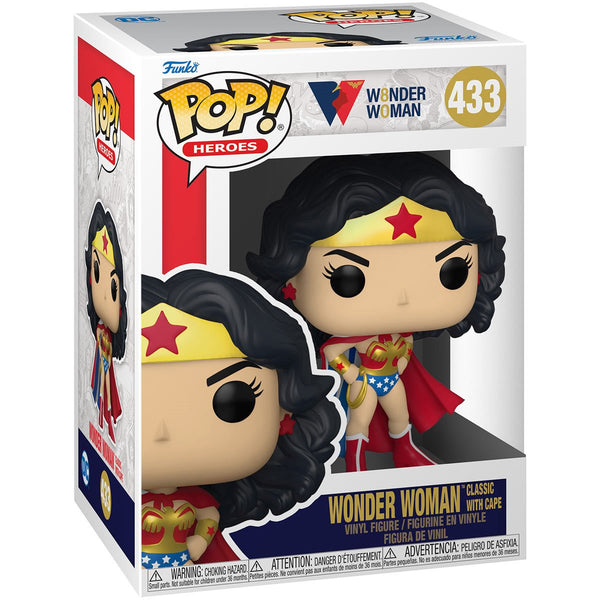 POP Figure: DC Wonder Woman 80th #0433 - Wonder Woman (Classic with Cape)