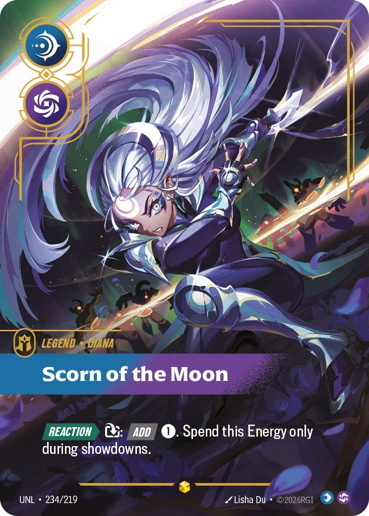 Diana - Scorn of the Moon (Overnumbered) - 234/219 (UNL)  Showcase