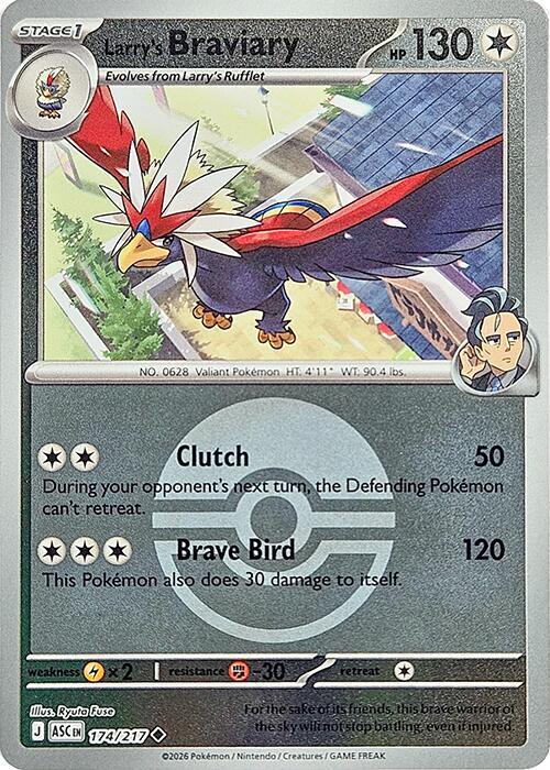 Larry's Braviary (Poke Ball) - 174/217 (ASC) Uncommon