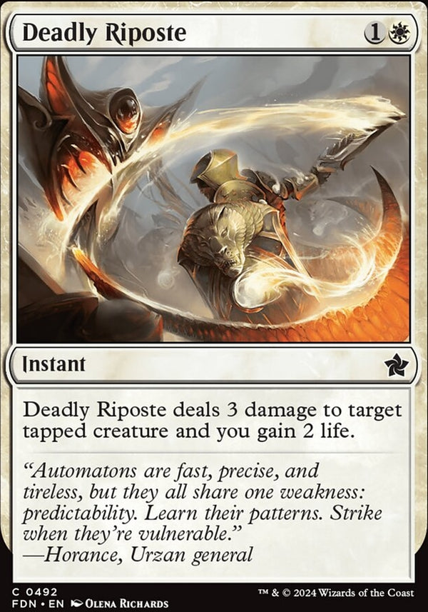 Deadly Riposte [#0492 Beginner Box] (FDN-C)