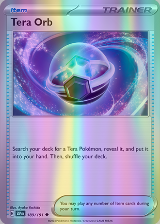 Tera Orb - 189/191 (SSP) Uncommon - Near Mint Reverse Holofoil