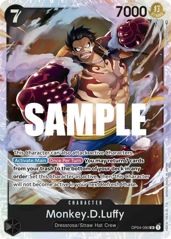 Monkey.D.Luffy (OP04-090 SR)