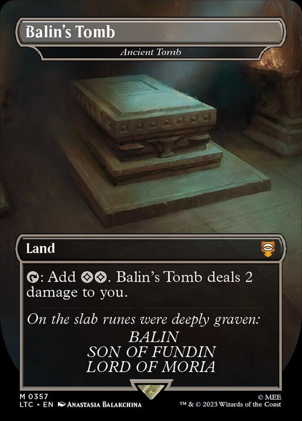 Balin's Tomb - Ancient Tomb [#0357 Alternate-Art Borderless] (LTC-M)