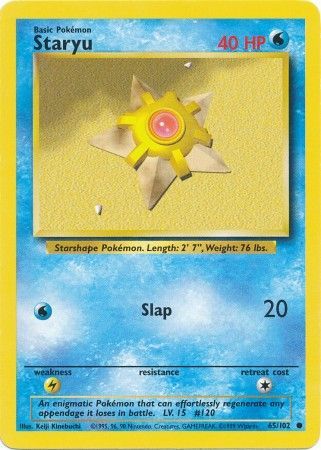 Staryu - 065/102 (BS) Common - Near Mint