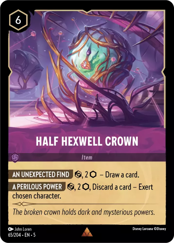 Half Hexwell Crown (Shimmering Skies 065/204) Rare - Near Mint