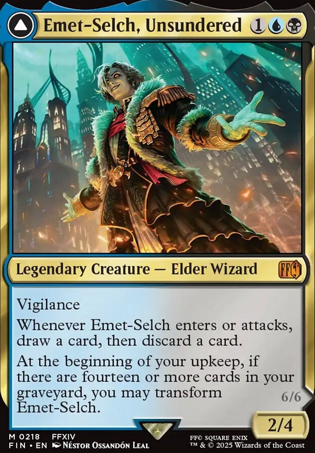 Emet-Selch, Unsundered // Hades, Sorcerer of Eld [ #0218 ] (FIN-M)