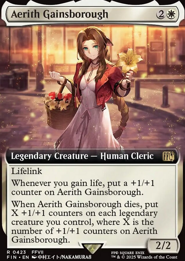 Aerith Gainsborough [ #0423 Extended Art ] (FIN-R)