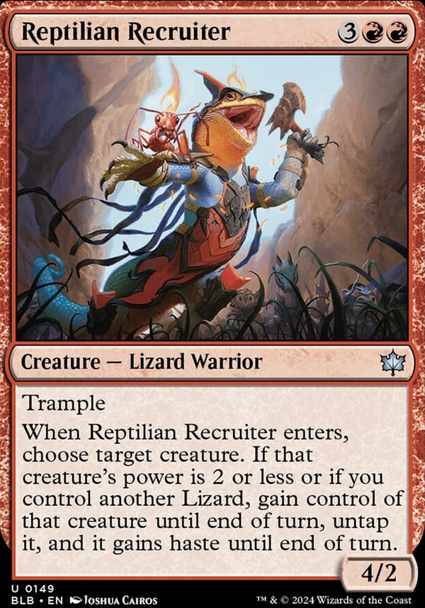 Reptilian Recruiter [#0149] (BLB-U)