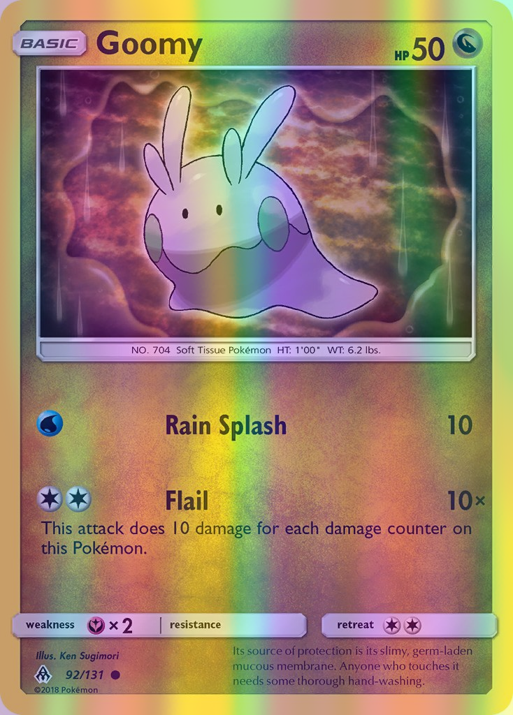 Goomy - 092/131 (FLI) Common - Near Mint Reverse Holofoil